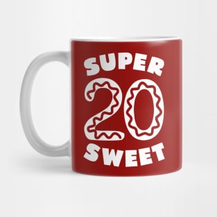 Super Sweet 20 Donut Mug